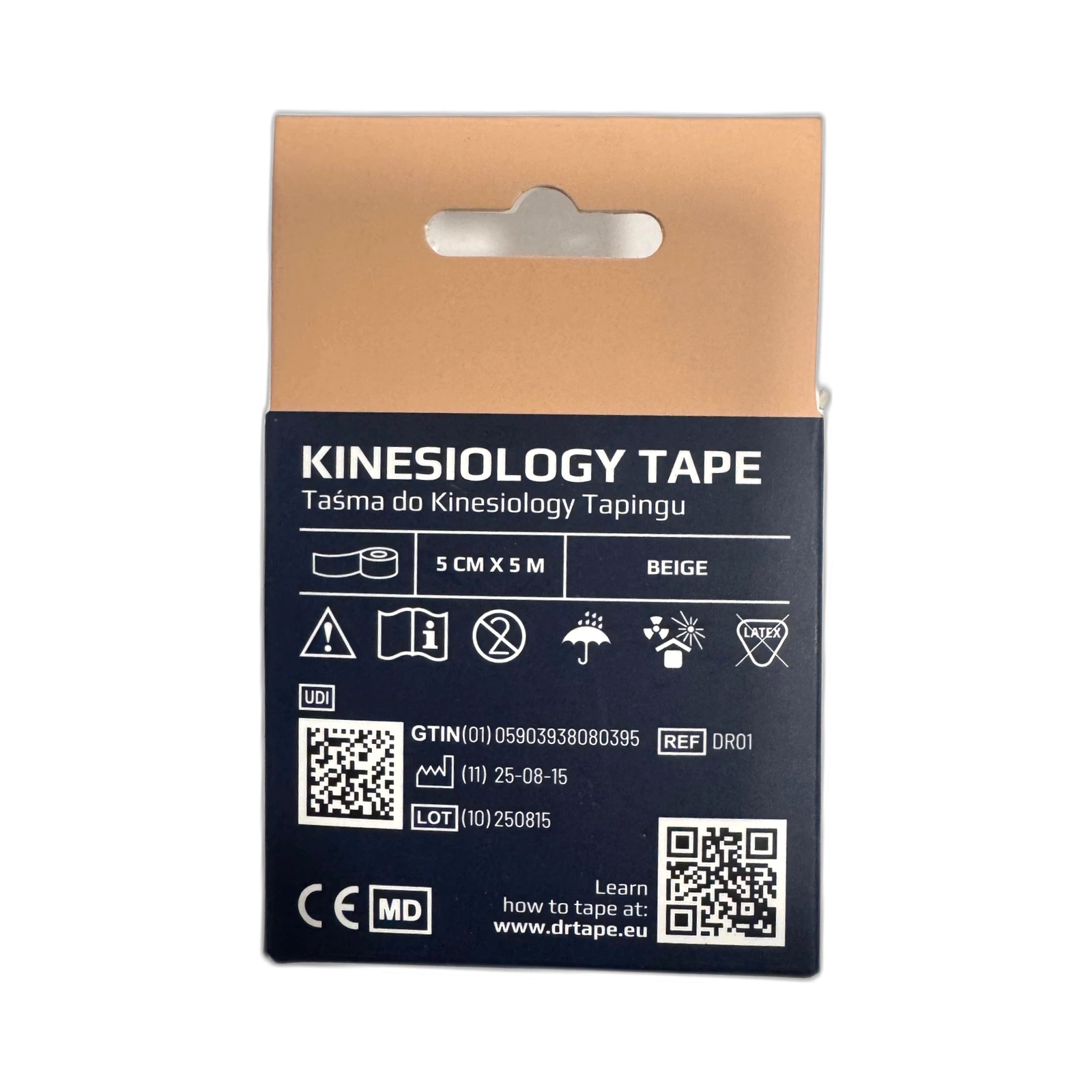 DrTape Kinesiology tape 5cmx5cm - zdjecie 2