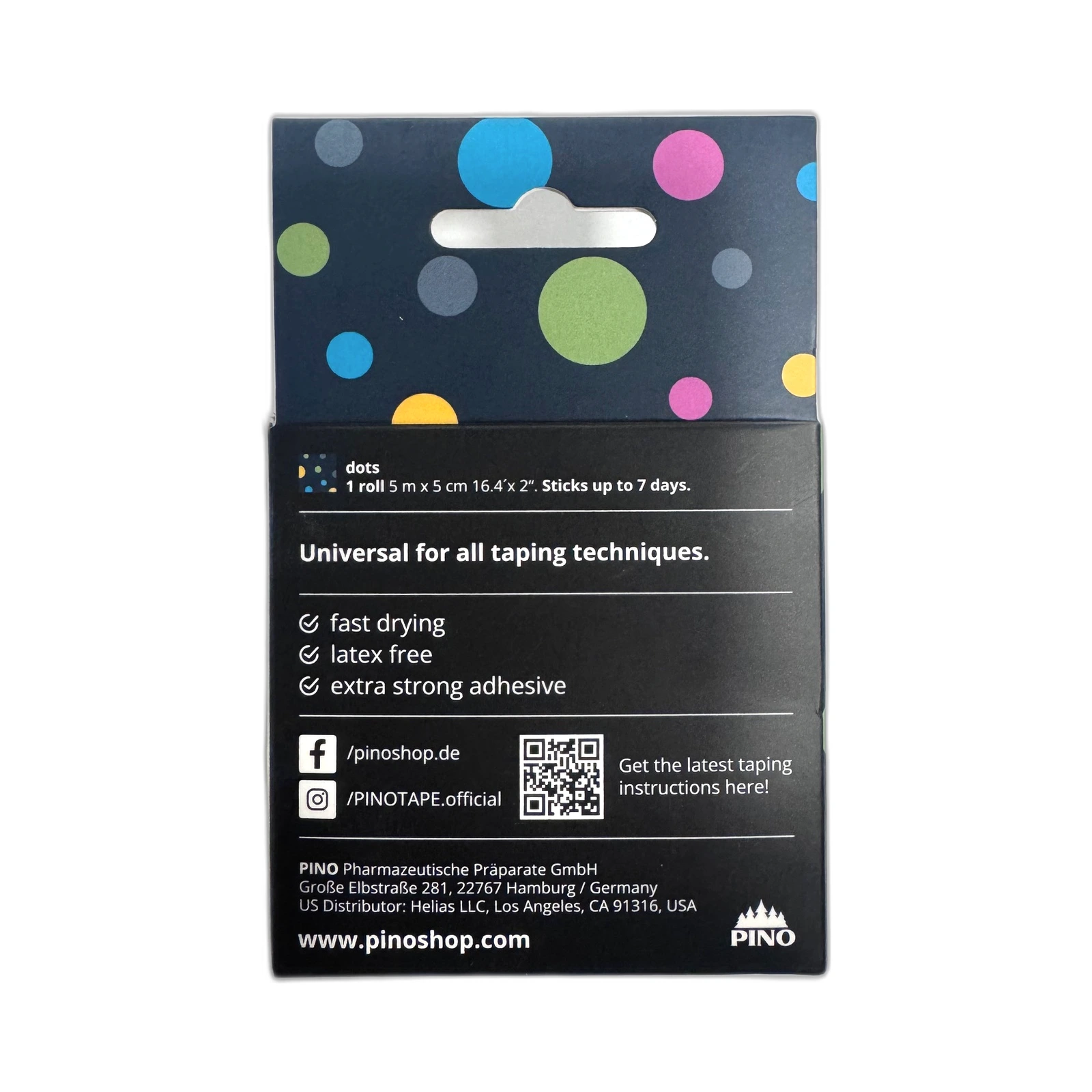 PINOTAPE PROSPORT 5cm*5m kinesiology dla sportowców - zdjecie 2